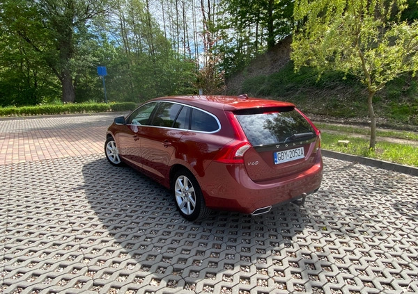 Volvo V60 cena 33000 przebieg: 318000, rok produkcji 2014 z Prochowice małe 79